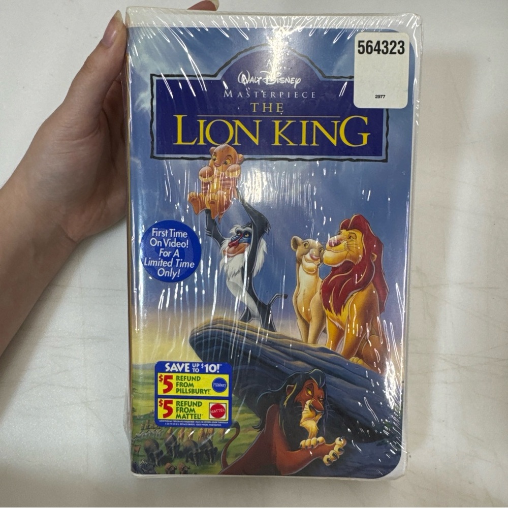 Walt Disney Masterpiece The Lion King VHS Brand New Sealed 1995 Clamshell #2977